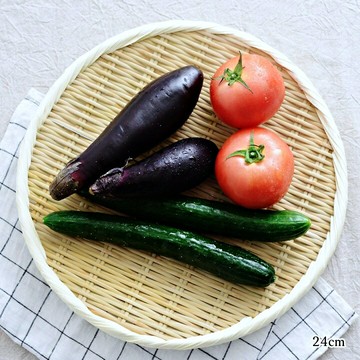 日本製丸型竹編皿_雅竹． 日本竹工藝 盆ざる 竹盤 竹皿 盤子 竹網篩 涼麵盤 蕎麥麵盤【竹道具】