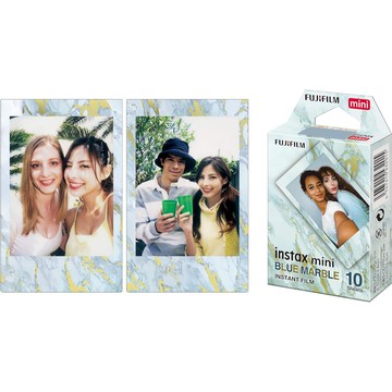 富士 instax 拍立得相機 拍立得底片 藍色大理石 空白底片 白邊 彩色底片 mini11 mini12 evo