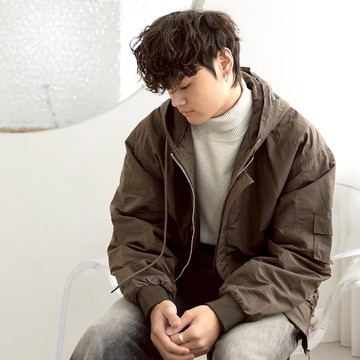 【AMERO】男女款 長袖連帽外套 特殊工藝 微短版型 情侶裝