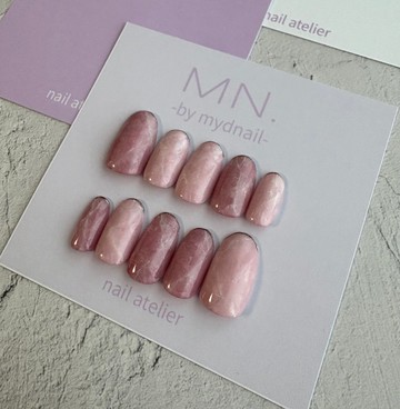 - Sakura Quartz - 大理石美甲 渲染美甲 櫻花美甲