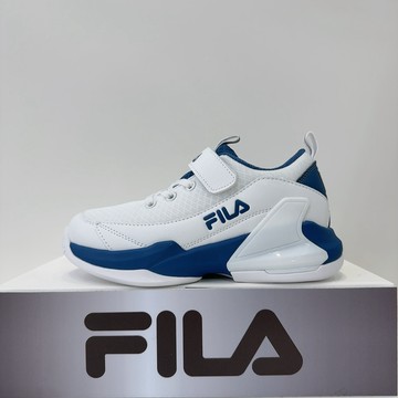 FILA KIDS 中童 白色 魔鬼氈 康特杯 舒適 運動鞋 休閒鞋 慢跑鞋 3-B802A-113