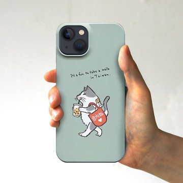 台灣 Stroll 智慧型手機殼藍灰