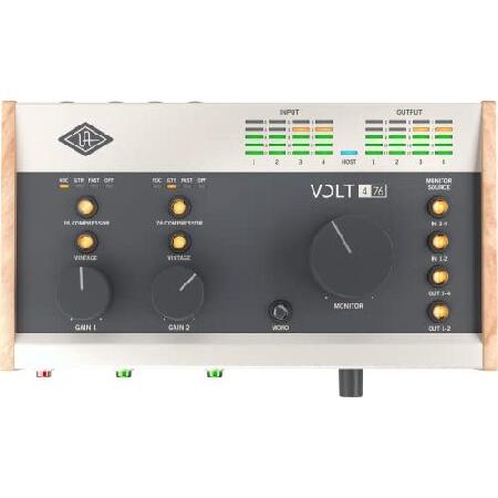 UA Volt 476 USB Audio Interface for recording, podcasting, and streaming with essential audio software, including $400 in UAD plug-ins