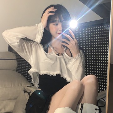 蹦迪辣妹裝甜辣風上衣ins2021年新款仙氣別致裙子女夏設計感小眾