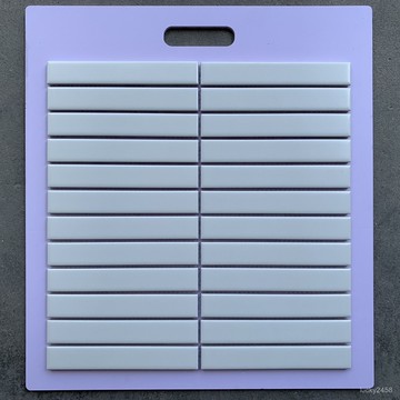 爆款米白黃窯變筷子長條馬賽克簡約黑白灰藍綠色瓷磚背景墻餐廚衛生間lucky2458