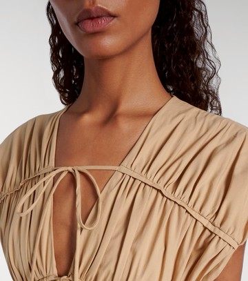 Tove Ceres gathered cotton midi dress
