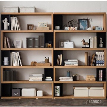 【爆款熱賣 免稅】現代創意書房書架多層展示架落地組閤書櫃辦公室置物架省空間書架 0TDQ