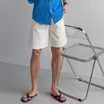 正韓燈芯絨貼片半寬綁帶休閒短褲 4色 YUPPIE 預購商品 0722