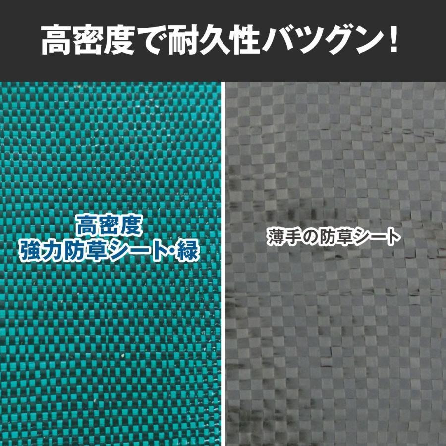 防草シート 1m×30m  農用シート 草よけ 除草 高耐久 耐用年数 約5-6年 抗菌剤＋UV剤入り 厚み0.4ｍｍ 砂利下 人工芝下 高密度強力防草シート・緑 国華園