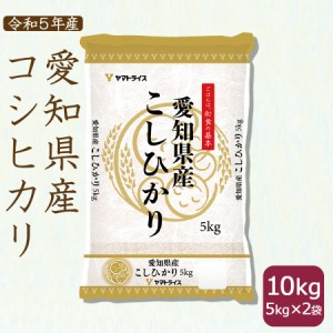 コシヒカリ お米 米 10kg (5kg×2袋) 白米 令和5年産 愛知県産 ※北海道・沖縄は送料900円