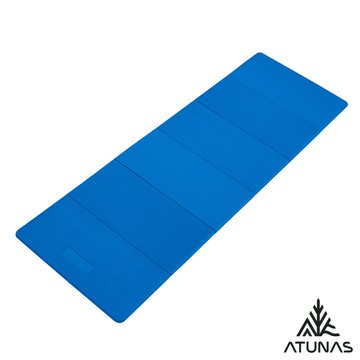 【ATUNAS歐都納FITNESS】瑜珈六折墊182*60.5*1.5cm/MAT-6R深寶藍
