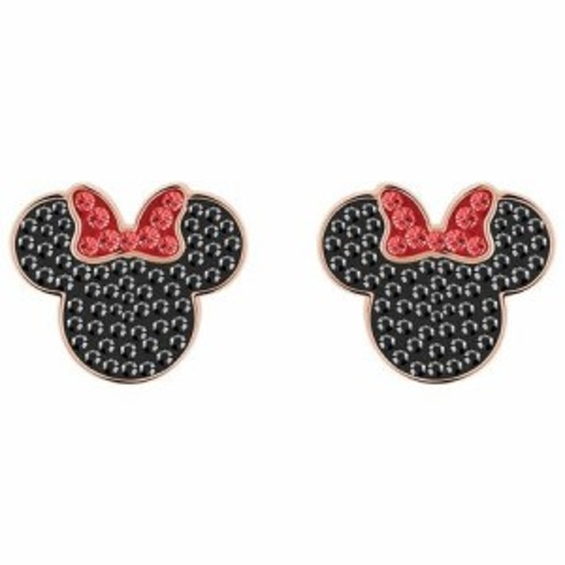 スワロフスキー Swarovski ディズニー MICKEY AND MINNIE ピアス