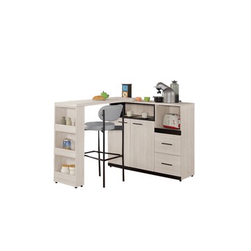 【H&D東稻家居】簡約中島型多功能餐櫃(TJS1-07397)