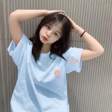 oversize大T  下衣失蹤長版T恤杏色夏季休閒純棉短袖T恤女裝26新款百搭寬鬆半袖上衣顯瘦甜美0618