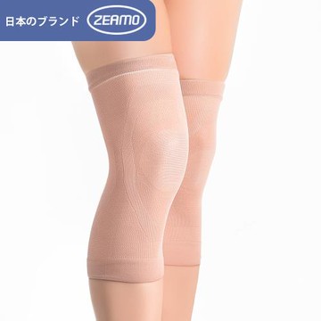 ZEAMO 日本防滑乳膠紗舒適透氣防滑加長護膝 一雙入 隱形護膝/護具/腿套/膝蓋防護