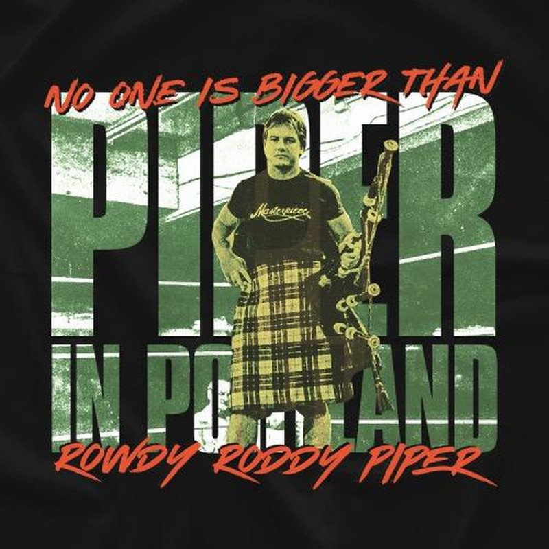 ロディ・パイパー Tシャツ「Rowdy RODDY PIPER Piper In Portland  Tシャツ」（ボデイ色：ブラック）米直輸入プロレスTシャツ《日本未発売》 | LINEショッピング