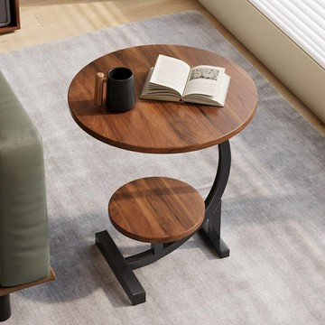 免運 8折下殺 -輕奢高級感沙發邊幾側邊柜可移動小圓桌子茶幾客廳家用床頭柜替代 公司貨 可開發票