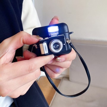拍照相機閃光燈 耳機保護套 創意防摔 適用於AirPods Pro 1 2 3 pro2蘋果耳機套 Airpods新三代