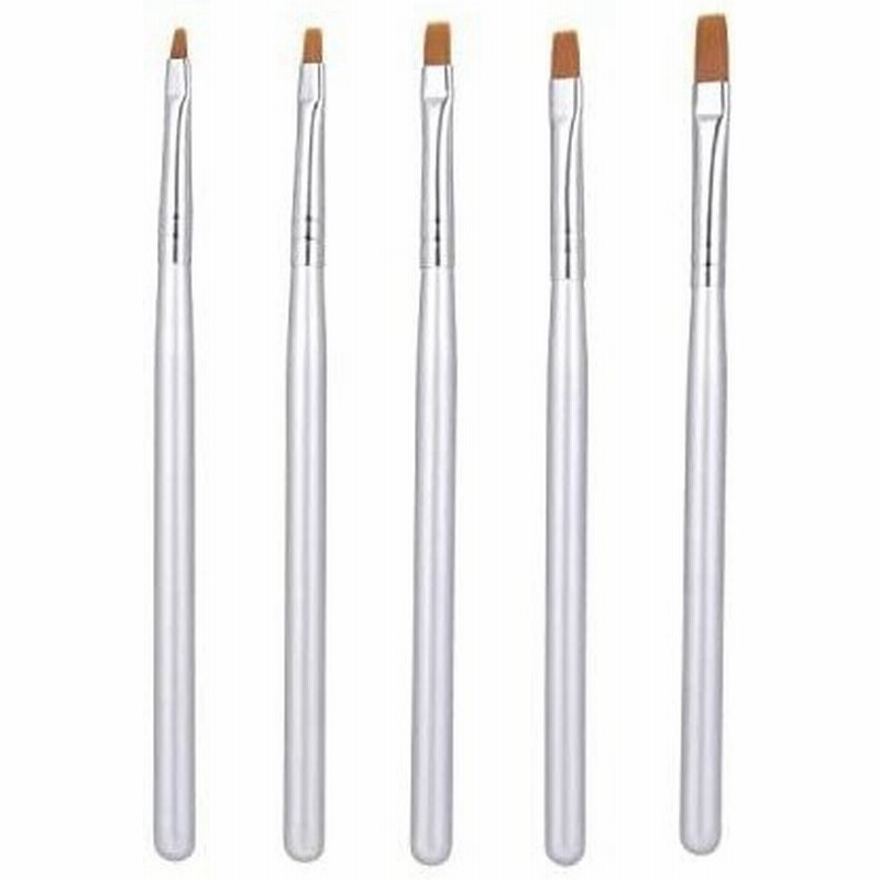 Decdeal ネイルブラシキット ジェルネイルセット ジェルネイル筆 5ピース ネイルアート Uvジェルネイルペン 高品質 人気 ネイルデザイン 通販 Lineポイント最大0 5 Get Lineショッピング