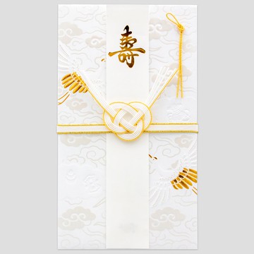 箔水引金封 吉祥浪漫 鶴