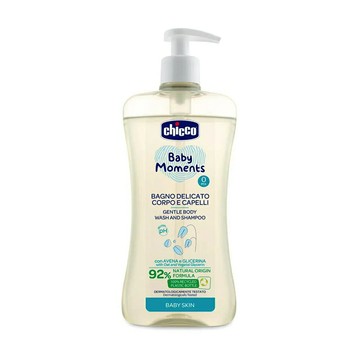 Chicco 寶貝嬰兒溫和植萃洗髮/沐浴露(初生寶寶專用)500ml CCB105940★衛立兒生活館★