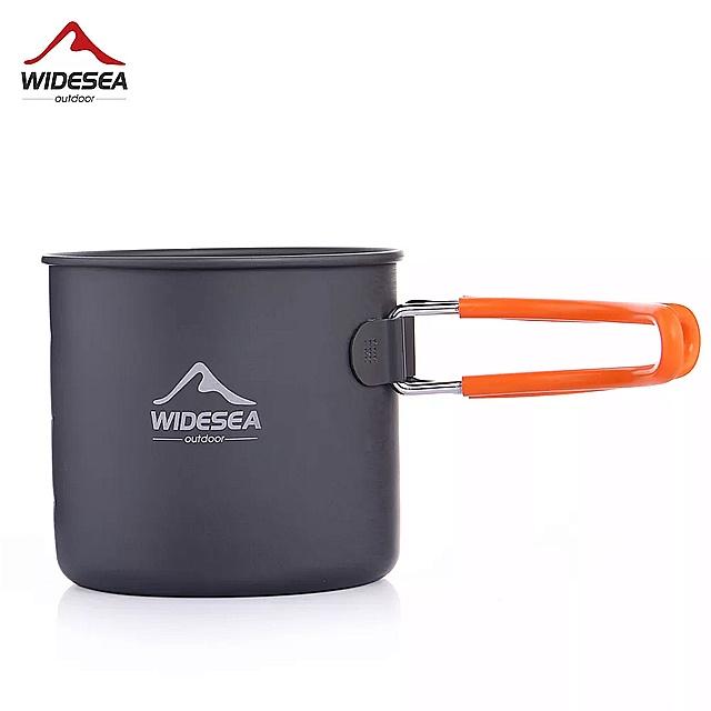 Widesea キャンプ アルミマグ 屋外 コーヒーカップ 観光 食器 ピクニック 調理器具 用 品 観光 トレッキング ハイキング