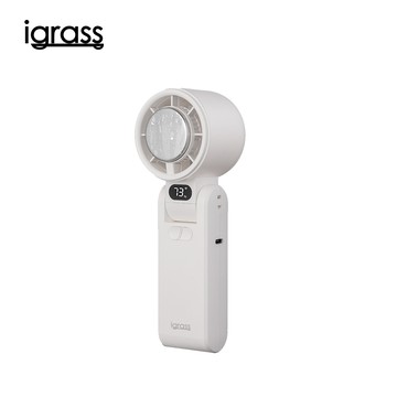 igrass 折疊制冷式強力風扇-鵝卵白