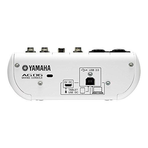 ヤマハ YAMAHA ウェブキャスティングミキサー オーディオインターフェース 6チャンネル AG06 インターネット配信