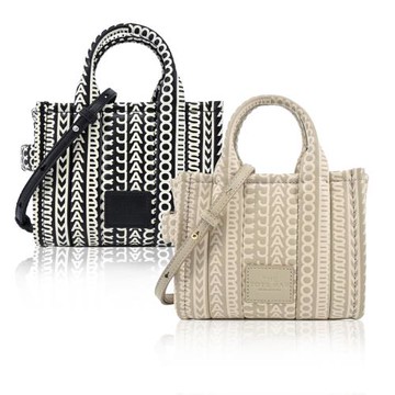 MARC JACOBS MICRO TOTE小羊皮浮雕壓印兩用托特包(多色選)