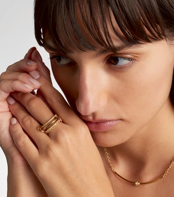 Spinelli Kilcollin Norah 18kt gold ring with sapphires