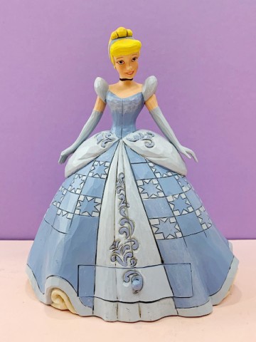 【震撼精品百貨】Disney 迪士尼~Enesco精品雕塑-迪士尼仙履奇緣灰姑娘塑像-藍禮服(抽屜)#95950