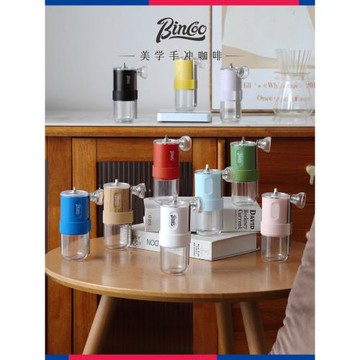 Bincoo便攜mini手搖磨豆機陶瓷磨芯咖啡豆研磨器家用手磨咖啡機