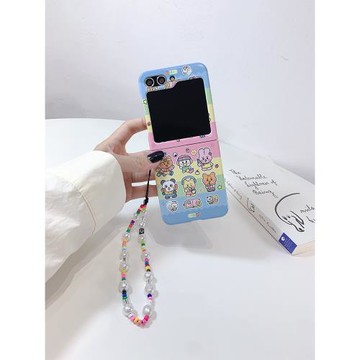 小動物適用三星zflip7fe手機殼zflip6折疊屏flip5全包W25心系天下保護套超薄大視窗小眾女新款高級感可愛防摔