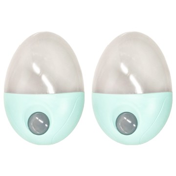 明沛 淡雅旋轉90度光感小夜燈 0.1W LED 30流明  白光  2個