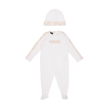 Young Versace Kids 嬰幼兒套裝 - 圓帽 + 連身衣