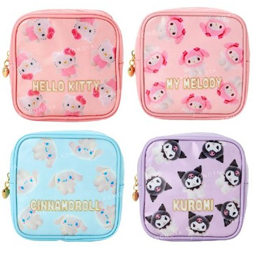小禮堂 Sanrio 三麗鷗 PVC方型化妝包 (3D人物系列)