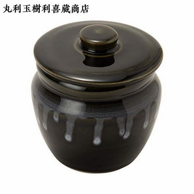 日本製 美濃焼 漬物容器 蓋付き 陶器 おしゃれ 食器 かわいい 梅干し 味噌 たれ 便利 保存容器 瓶 和食器 ミニカメ 2号 織部 アメ 黄瀬戸 240ml 通販 Lineポイント最大get Lineショッピング