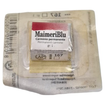 MaIMeRI 美利 系列 塊狀水彩 #167永固洋紅  1.5ml  1色