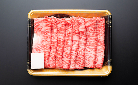 雪降り和牛尾花沢 A4-5  すき焼き用 サーロイン 400g (牛肉 黒毛和牛 国産 すき焼き 和牛すき焼き 尾花沢牛すき焼き 山形牛すき焼き 山形県産すき焼き 冷凍すき焼き サーロインすき焼き ロースすき焼き 本格すき焼き すき焼き nj-yosxy400)