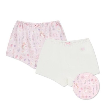 採花趣女童平口褲-2入 (銀離子抗菌內襠)