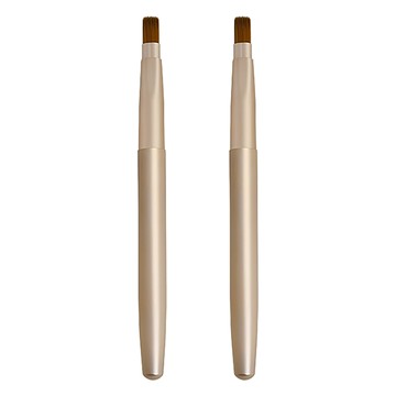 Solone 精巧伸縮唇刷  2支  金色