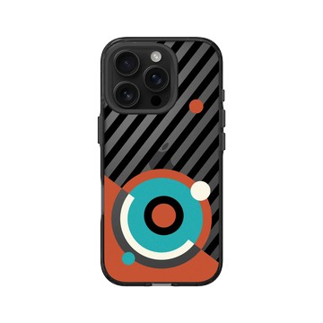 iPhone 16 Pro Clear 酷墨灰 - NASA - Helix Nebula - Bauhaus Style