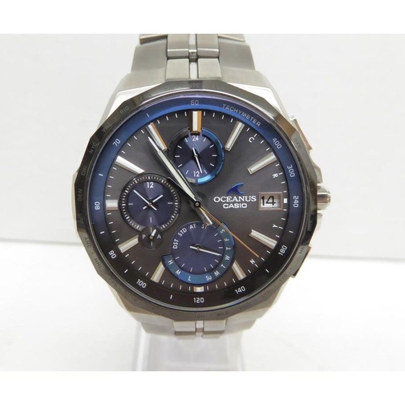 カシオ CASIO OCEANUS OCW-S5000E 電波ソーラー 腕時計 △WA5697-