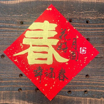 【 2025乙巳蛇年 】手寫春聯斗方