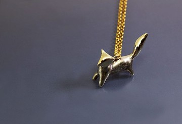 公仔系列-狐狸 紙鎮公仔項鍊