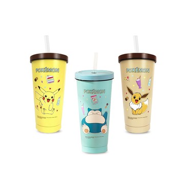 Pokémon 304不鏽鋼吸管杯750ml(3款可選) P720A