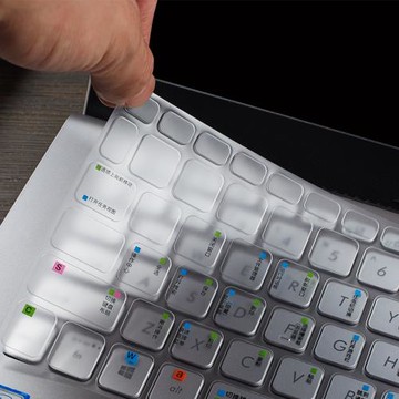 適用華碩s5300鍵盤膜15.6靈耀s2代14寸s4300筆記本u電腦a豆13保護asus透明n全覆蓋s y5100 f罩愛dol13.3貼膜