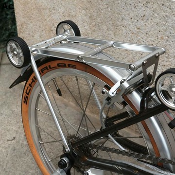 Litepro 自行車貨架鋁合金後安裝架適用於 Brompton/Dahon 折疊自行車配件