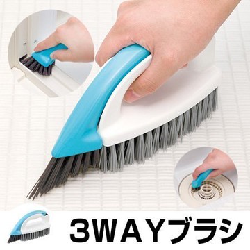 *最新品上市*日本知名品牌 【LEC】三用組合清潔刷 S-600--現貨