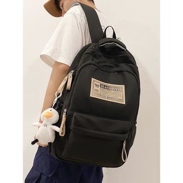 書包男大學生2023新款夏季大容量旅行背包校園高中初中生雙肩包女